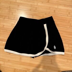 FREE PEOPLE - Black Skort with White Trim NWOT